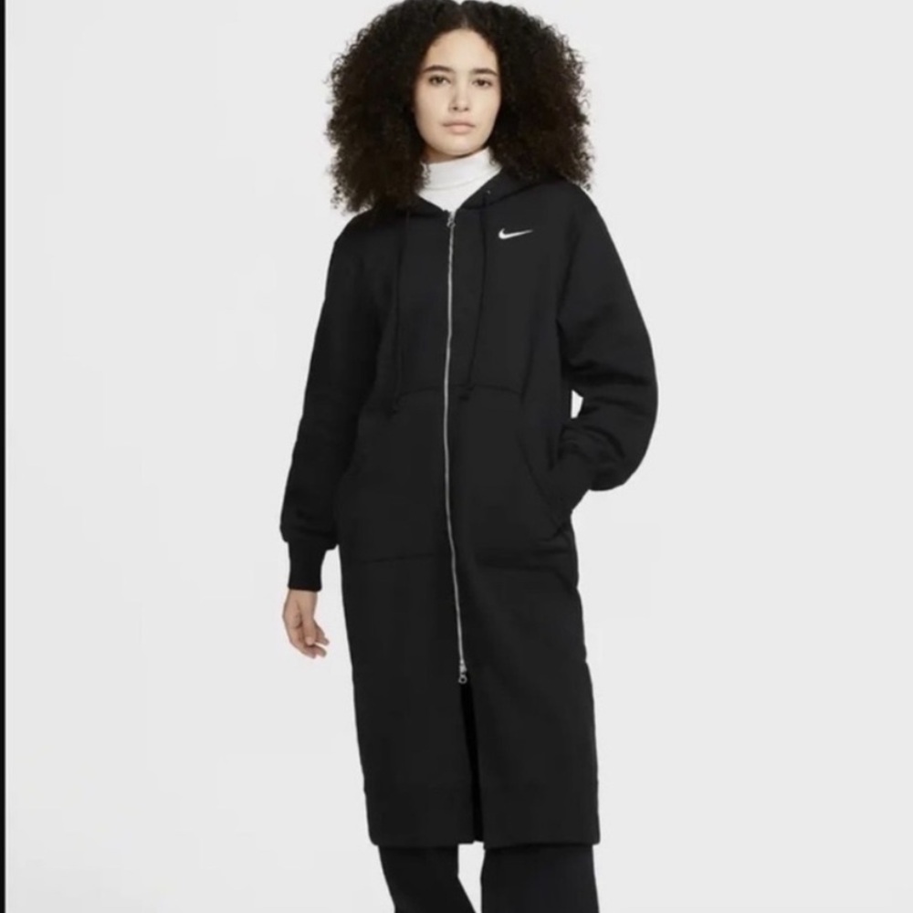 Nike PHOENIX Sweatshirt MAXI Coat Jacket S